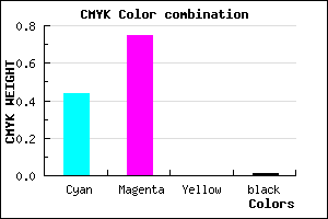 #8D40FD color CMYK mixer