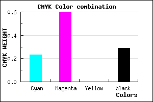 #8D48B6 color CMYK mixer