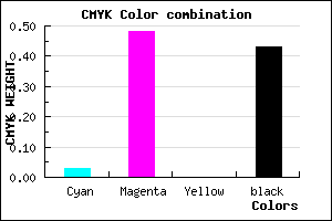#8D4B91 color CMYK mixer