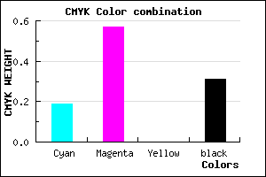 #8D4BAF color CMYK mixer