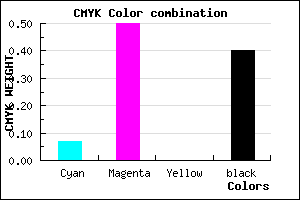 #8D4C98 color CMYK mixer