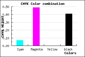 #8D4D97 color CMYK mixer