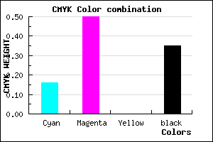 #8D53A7 color CMYK mixer