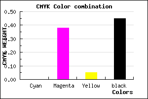 #8D5786 color CMYK mixer