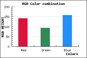 rgb background color #8D5D9D mixer