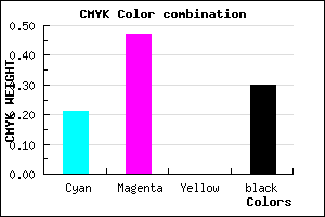 #8D5EB3 color CMYK mixer