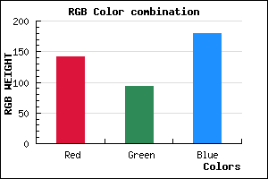 rgb background color #8D5EB3 mixer