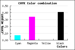 #8D6397 color CMYK mixer