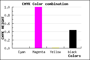 #8E008C color CMYK mixer