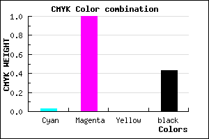 #8E0092 color CMYK mixer