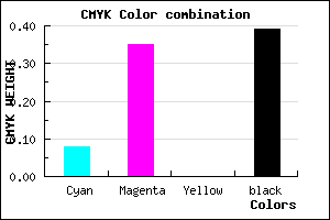#8E659B color CMYK mixer