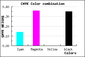 #8E69A5 color CMYK mixer
