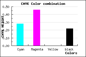 #8E6AC6 color CMYK mixer