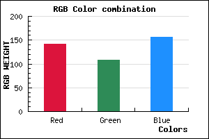 rgb background color #8E6C9C mixer