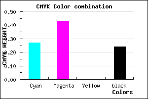 #8E6FC3 color CMYK mixer