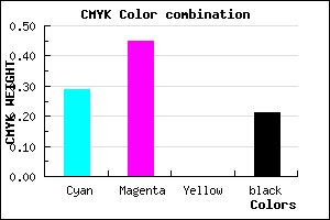 #8E6FC9 color CMYK mixer