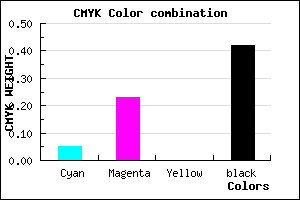 #8E7395 color CMYK mixer