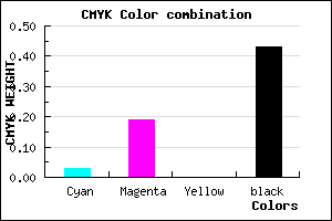 #8E7692 color CMYK mixer