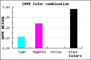 #8E799F color CMYK mixer