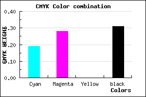 #8E7EB0 color CMYK mixer