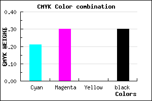 #8E7EB3 color CMYK mixer