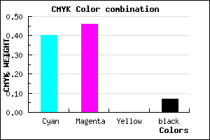 #8E7FED color CMYK mixer