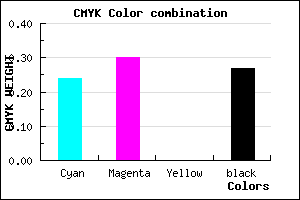 #8E82BA color CMYK mixer