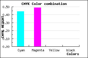 #8E83FF color CMYK mixer