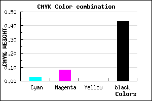 #8E8692 color CMYK mixer
