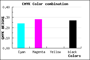 #8E87BB color CMYK mixer