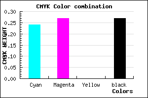 #8E88BA color CMYK mixer