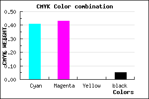 #8E89F1 color CMYK mixer