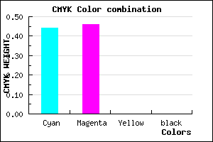 #8E89FF color CMYK mixer