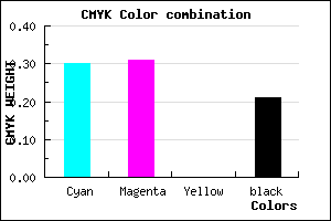 #8E8CCA color CMYK mixer