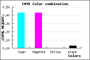 #8E8DF7 color CMYK mixer