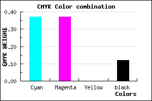 #8E8EE0 color CMYK mixer