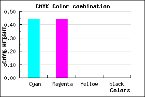 #8E8EFF color CMYK mixer