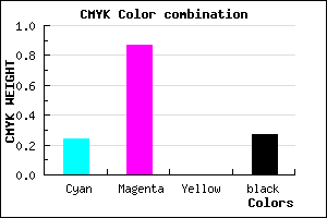 #8E18BA color CMYK mixer