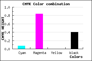 #8E1999 color CMYK mixer