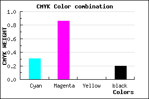 #8E1DCD color CMYK mixer