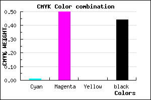 #8E488F color CMYK mixer