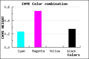 #8E55B9 color CMYK mixer