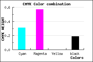 #8E58CE color CMYK mixer
