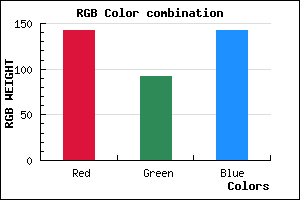 rgb background color #8E5C8E mixer