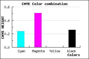 #8E5CBC color CMYK mixer
