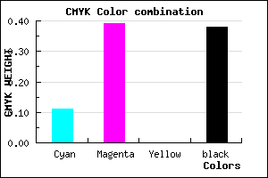 #8E619F color CMYK mixer