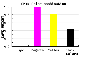#8F001A color CMYK mixer