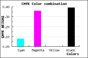 #8F649C color CMYK mixer