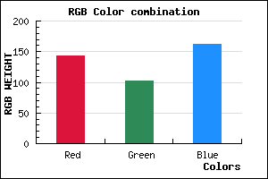 rgb background color #8F66A2 mixer