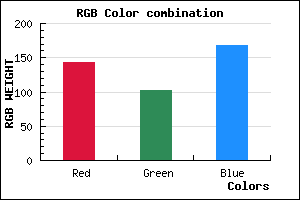 rgb background color #8F66A8 mixer